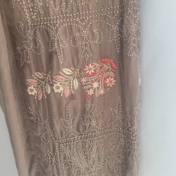 JOHNNY WAS PETE & GRETA EMBROIDERED LOUNGE PANTS SIZE XS - Picture 5 of 7